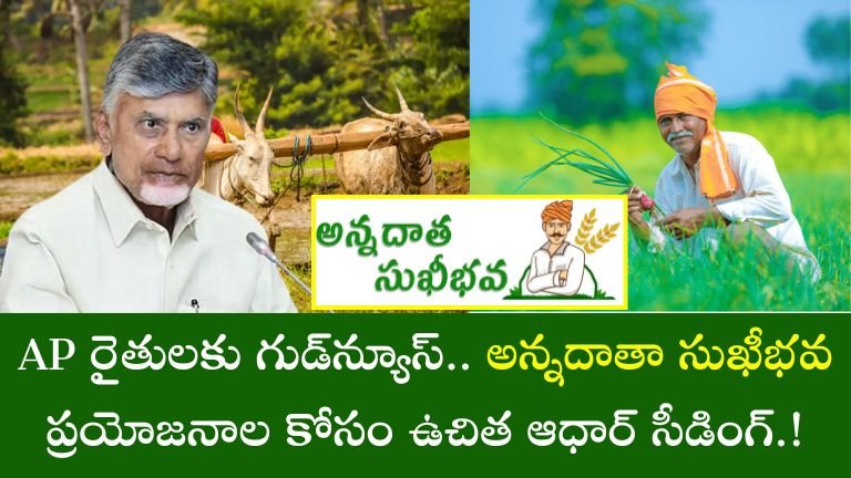 Annadatha Sukhibhava Aadhar Seeding